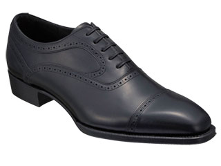 靴 通販 | クォーターブローグ（大きいサイズ：革底）(27.5 ブラック 